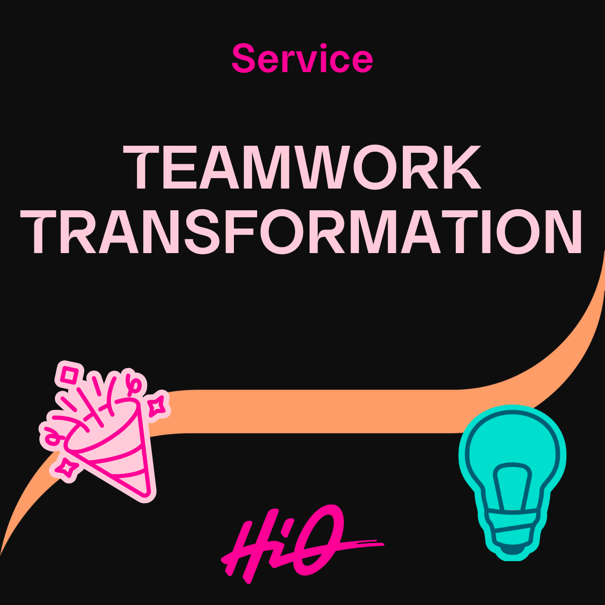 HiQ unterstützt Unternehmen bei der agilen Organisationsentwicklung. Dieser Service heißt Teamwork Transformation.